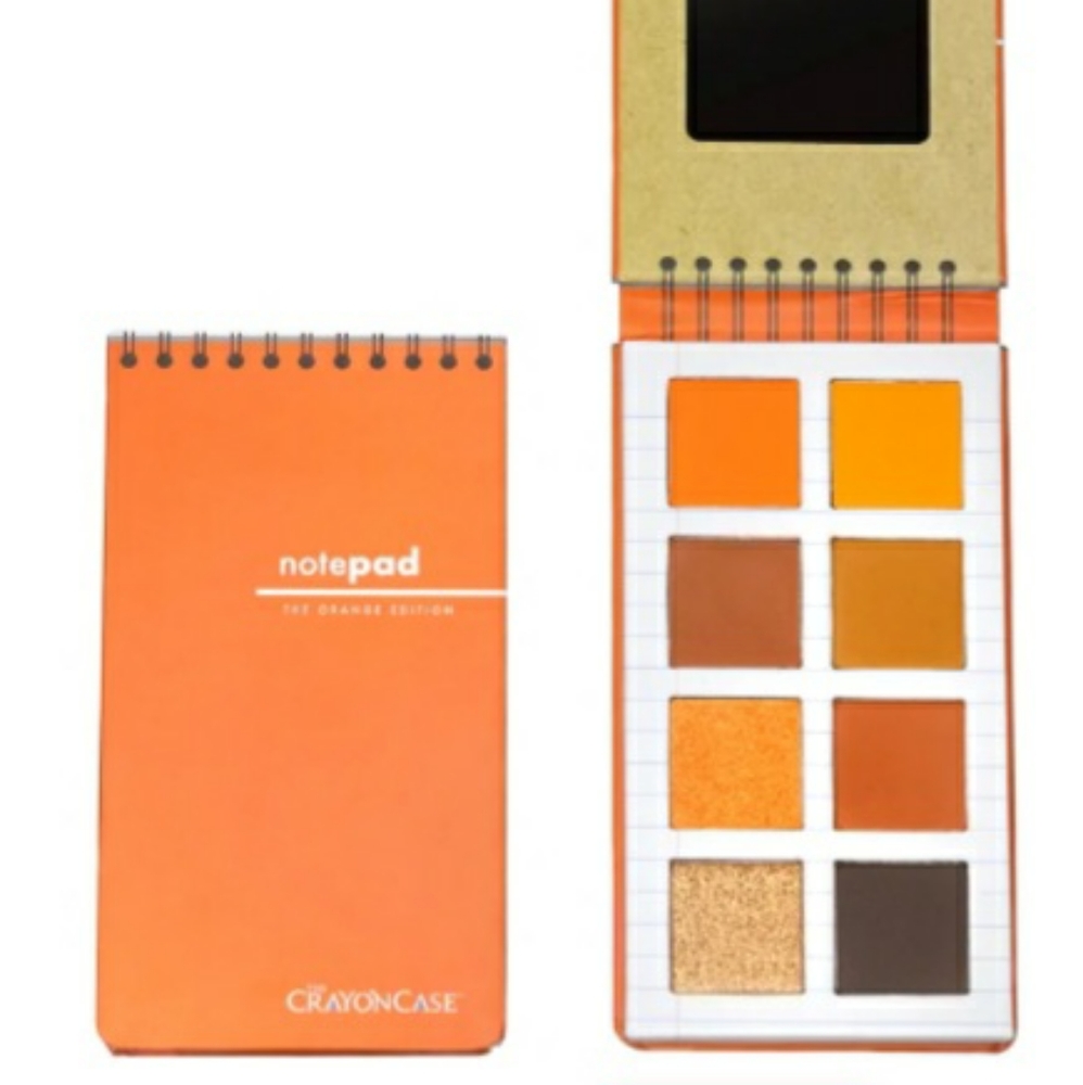 The Crayon Case Mini Notebook iShadow Palette- Orange & New